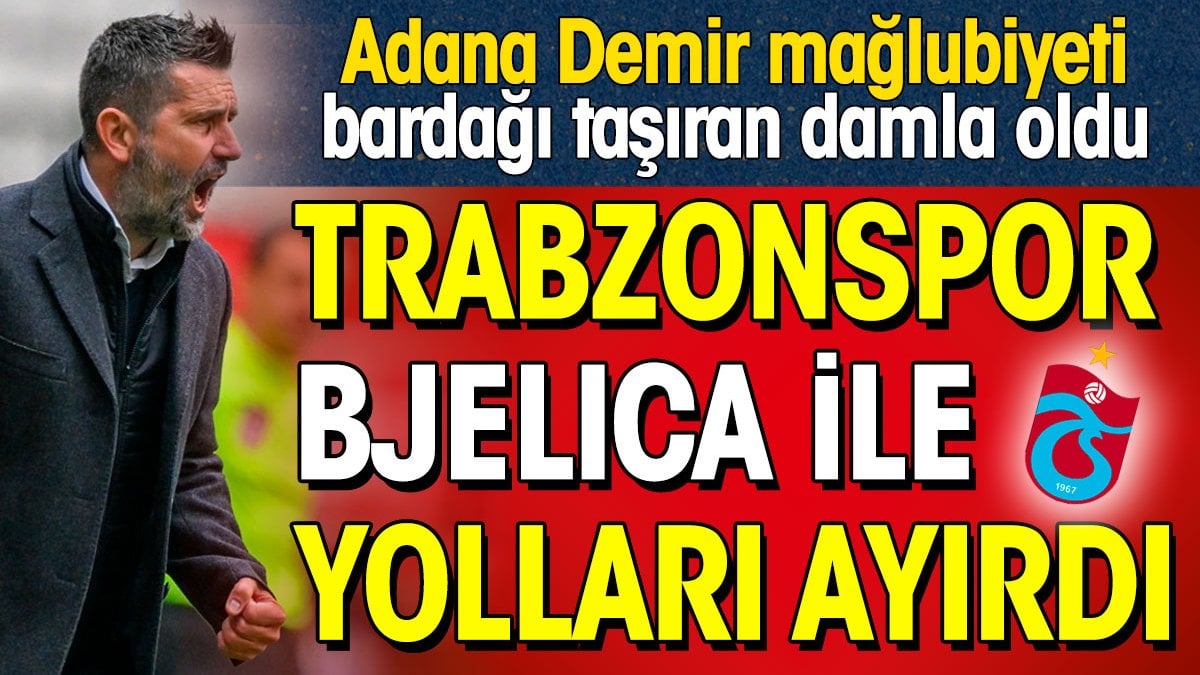 Trabzonspor da Nenad Bjelica ile yollar ayrıldı İşte yeni hoca