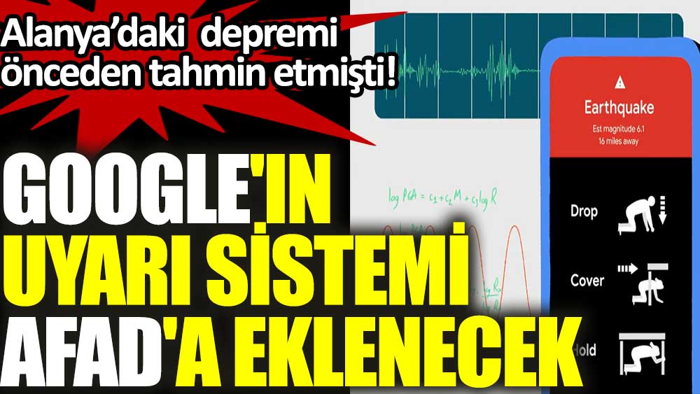 Google N Erken Deprem Uyar Sistemi Afad A Eklenecek