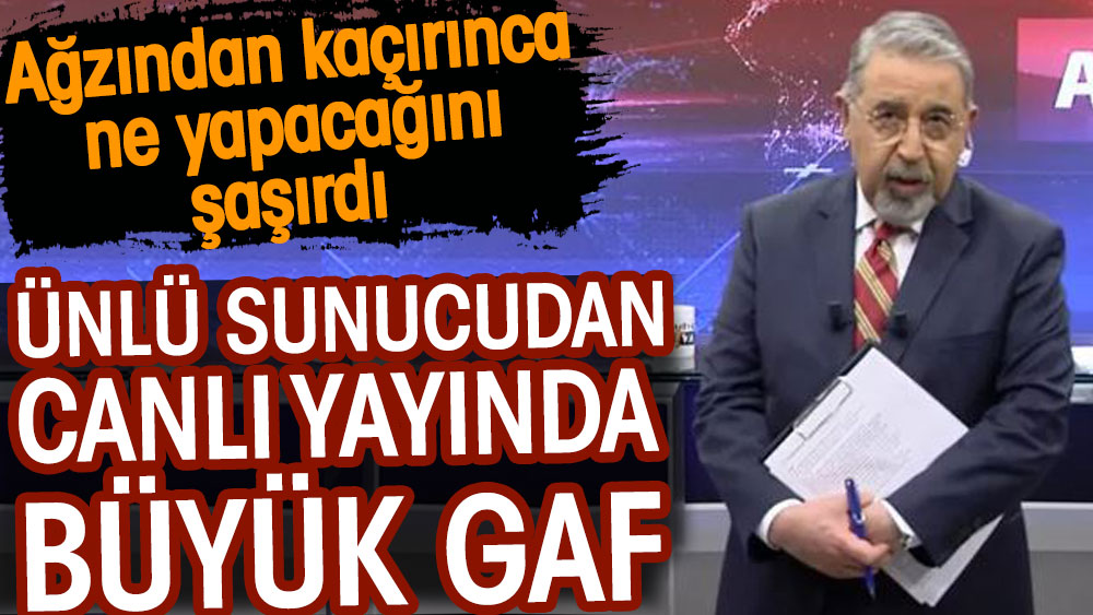 Nl Sunucu O Uz Haksever Den Canl Yay Nda B Y K Gaf A Z Ndan