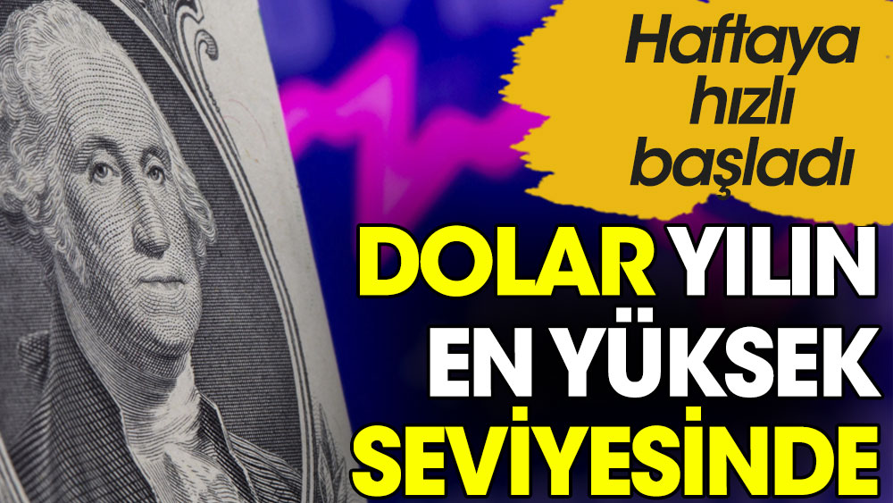 Dolar haftaya hızlı başladı Yılın en yüksek seviyesini gördü