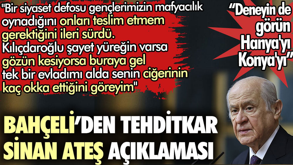 Devlet Bah Eliden Tehditkar Sinan Ate A Klamas