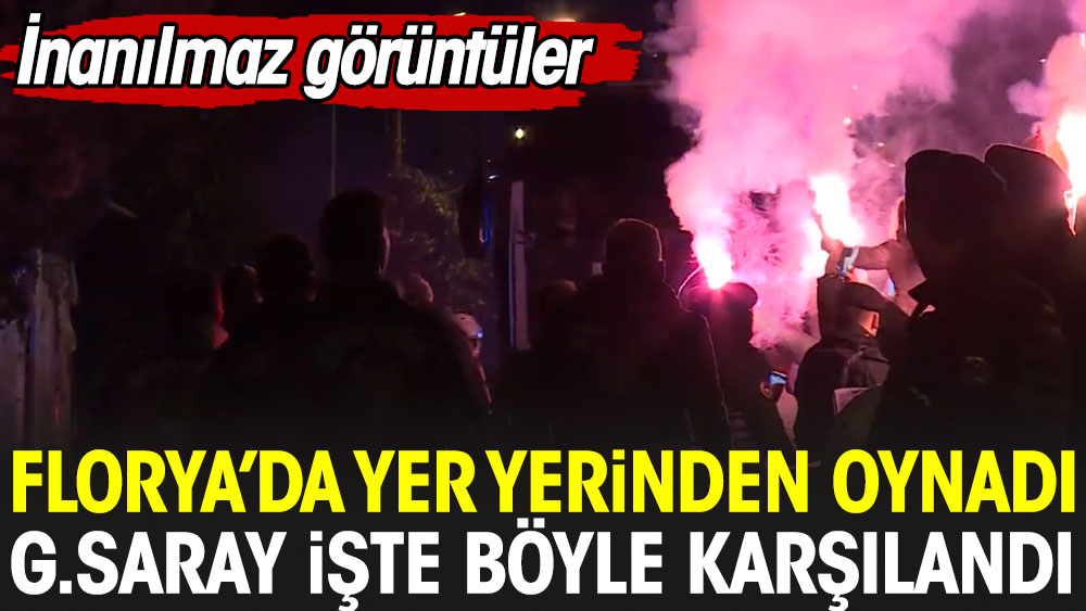 Florya da yer yerinden oynadı Galatasaray işte böyle karşılandı