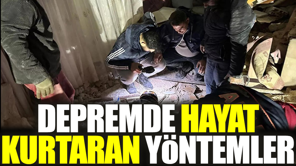 Depremde Hayat Kurtaran Y Ntemler