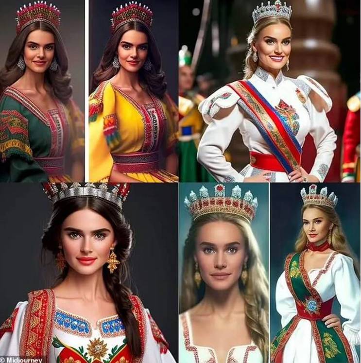 Yapay zeka ülkelere göre güzellik kraliçelerini belirledi 11