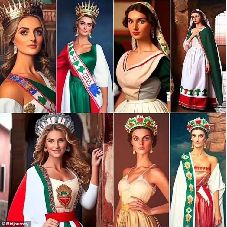 Yapay zeka ülkelere göre güzellik kraliçelerini belirledi 9