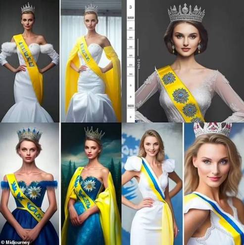 Yapay zeka ülkelere göre güzellik kraliçelerini belirledi 8