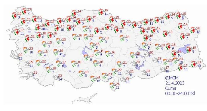 Bayram planı olanlar dikkat: 19 il için sarı alarm. Çok kuvvetli geliyor 12