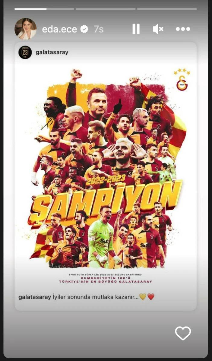 Galatasaraylı ünlülerin şampiyonluk coşkusu 10