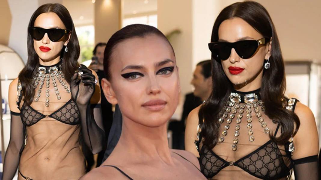 Irina Shayk festivale iç çamaşırıyla katıldı. Görenlerin dili tutuldu 2