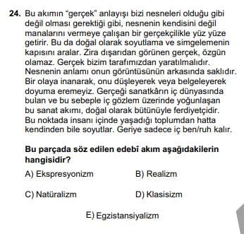 YKS sınavında çıkacak 20 garanti soru 5