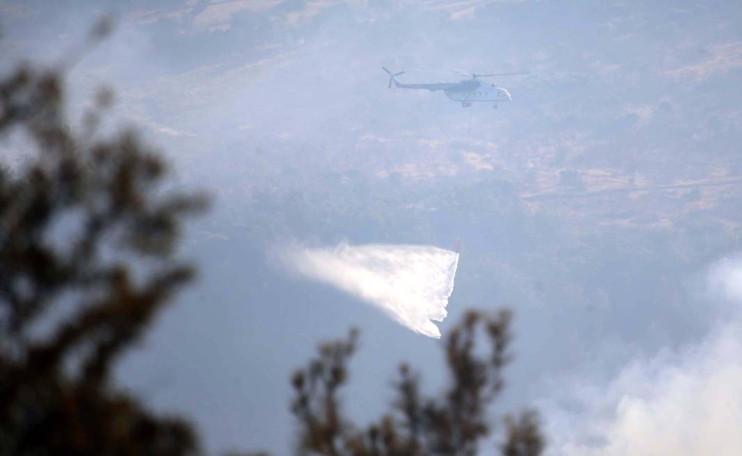 Çanakkale'deki orman yangını 39 saattir sürüyor 13