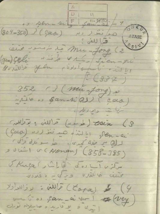 Atatürk'ün el yazısı notları ilk kez ortaya çıktı. Notlarda ne yazıyor? 15