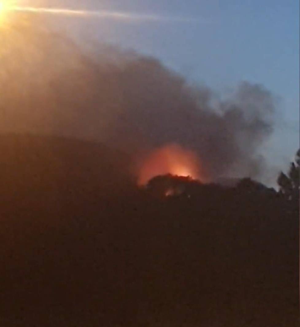 Maltepe'de orman yangını! Bölgeden ilk görüntüler geldi 1