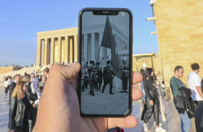 Ankara'nın eski ve yeni halleri tek karede. 100 yıllık Cumhuriyet’in başkenti 14