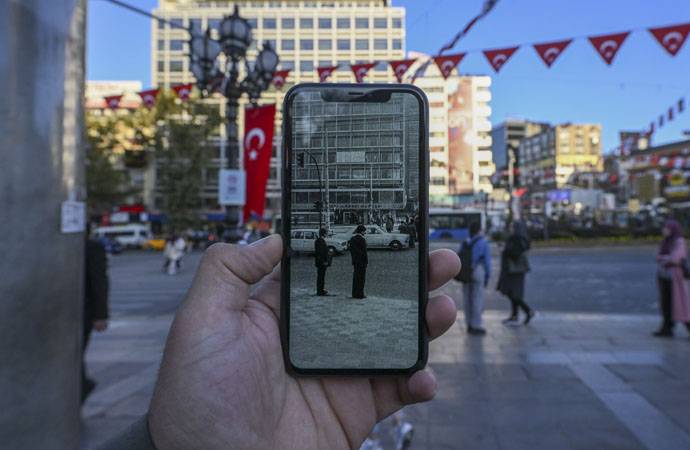 Ankara'nın eski ve yeni halleri tek karede. 100 yıllık Cumhuriyet’in başkenti 20