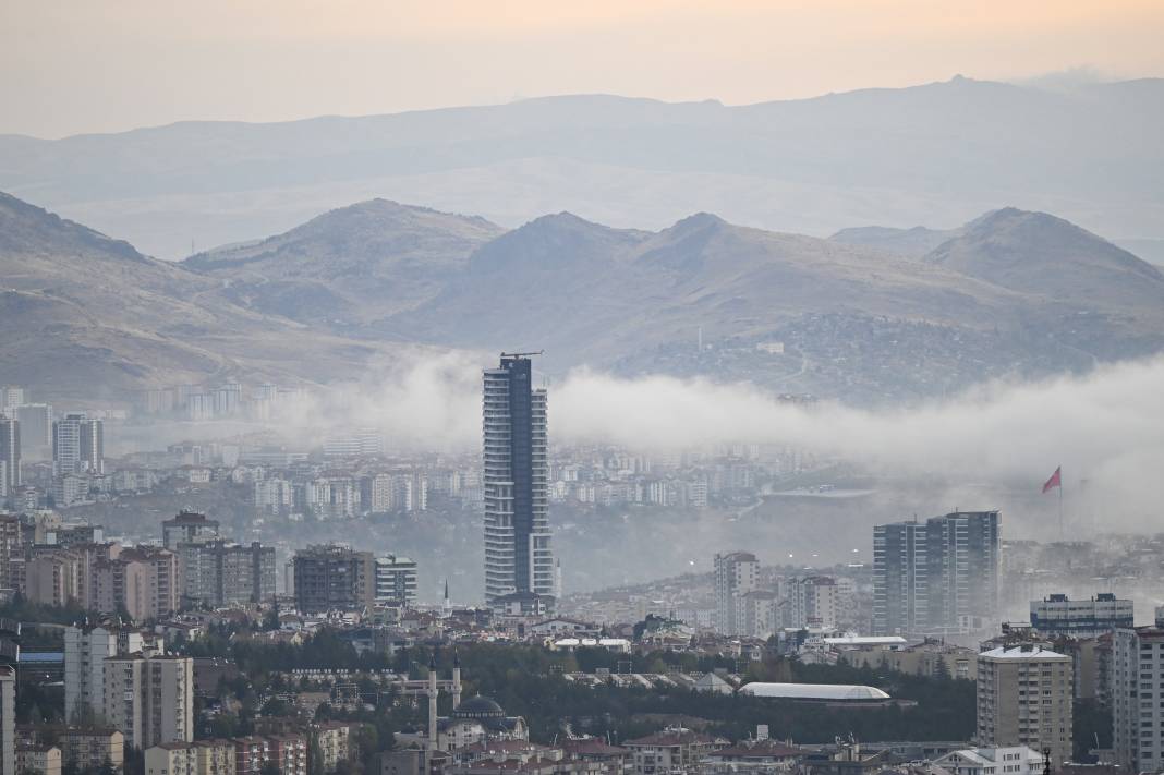 Ankara'yı sis yuttu. Fotoğraflar büyüledi 3