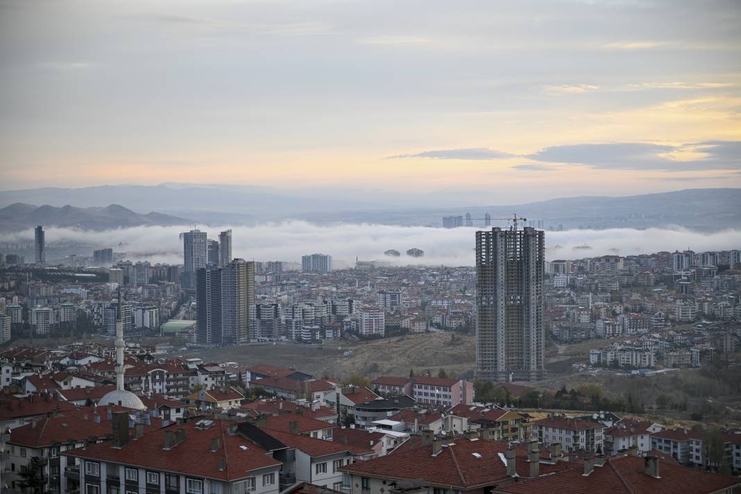 Ankara'yı sis yuttu. Fotoğraflar büyüledi 2