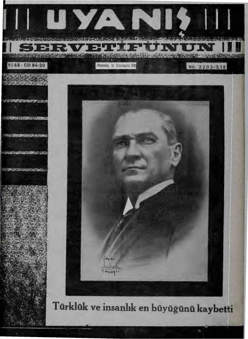 Atatürk'ün ölümü böyle duyuruldu. 10 Kasım 1938'in gazete manşetleri 9