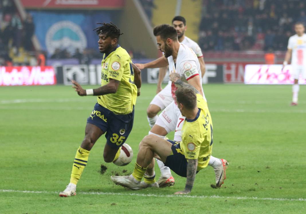 Fotoğraflarla Kayserispor Fenerbahçe maçı... Nefes kesen maçta neler oldu neler 19