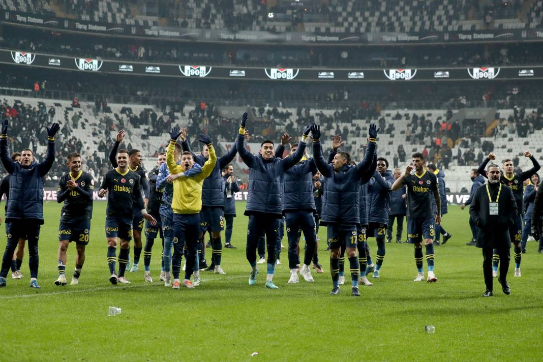 Fenerbahçe Beşiktaş'ı 9 sene sonra Dolmabahçe'de ilk kez yendi! Derbinin müthiş fotoğrafları 66