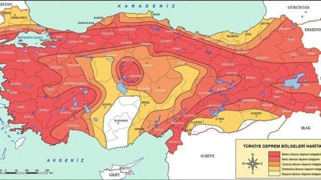 Türkiye fay hattı haritası güncellendi. 45 il risk altında 10