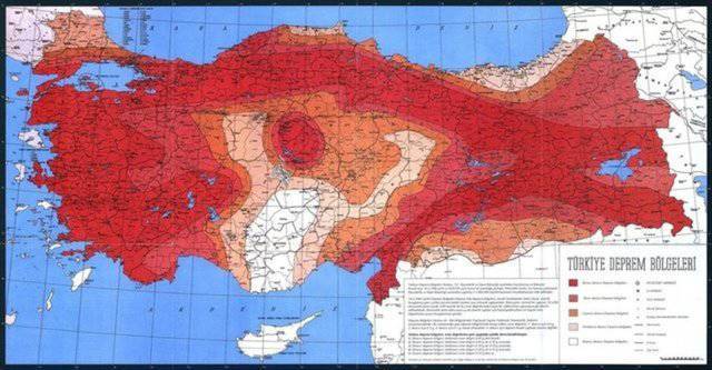 Türkiye fay hattı haritası güncellendi. 45 il risk altında 11