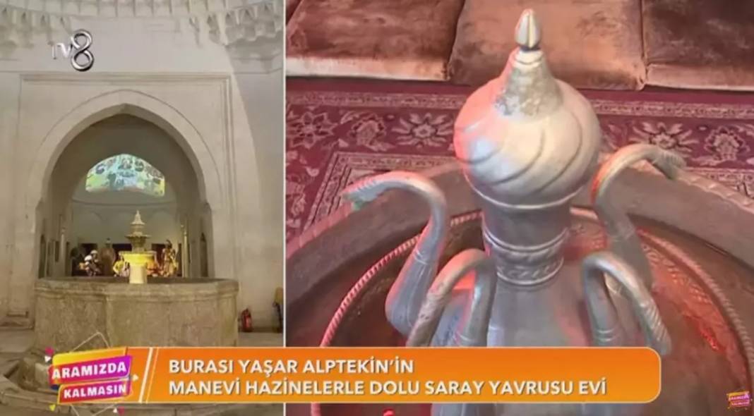 Menzilci Yaşar Alptekin 4 katlı saray yavrusunun kapılarını açtı. Evlilik köşesi bahçe jakuzisi ve daha neler neler… 9