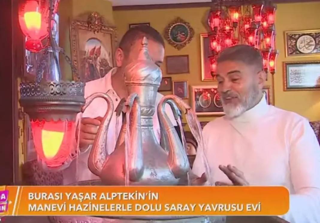 Menzilci Yaşar Alptekin 4 katlı saray yavrusunun kapılarını açtı. Evlilik köşesi bahçe jakuzisi ve daha neler neler… 7