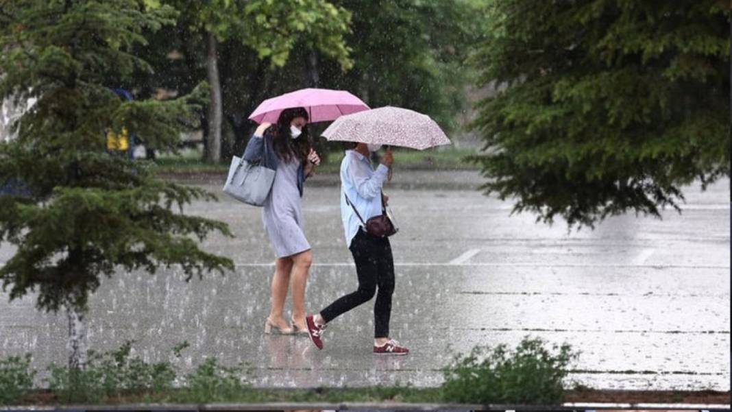 Meteoroloji sarı kodlu uyarı verdi. Sağanak yağış kuvvetli geliyor 6