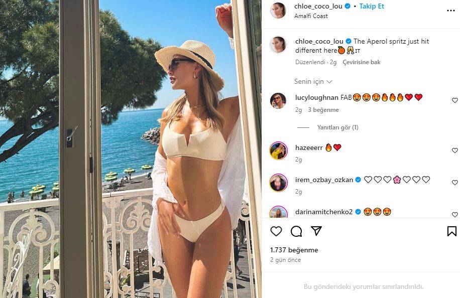 Serdar Ortaç’ın eski eşi Chloe Loughnan tatil pozlarıyla sosyal medyayı salladı 6