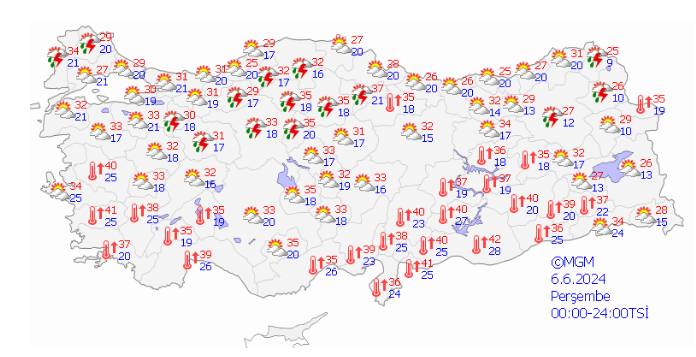 Meteoroloji ve Bakan saat vererek 'dışarı çıkmayın' dedi. 10 derece daha artacak 12