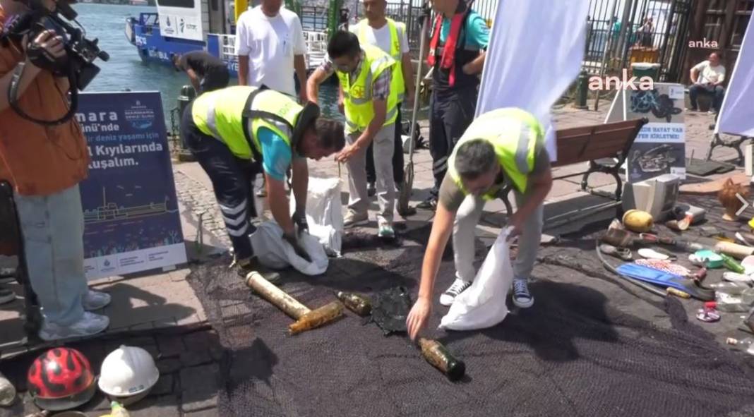 Bunlar denizden çıktı. Motosiklet tüplü televizyon ne ararsan var 4