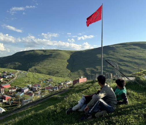 Ardahan'da dağlara yansıyan ‘Atatürk silüeti’ bu yıl da gözlemlendi 8