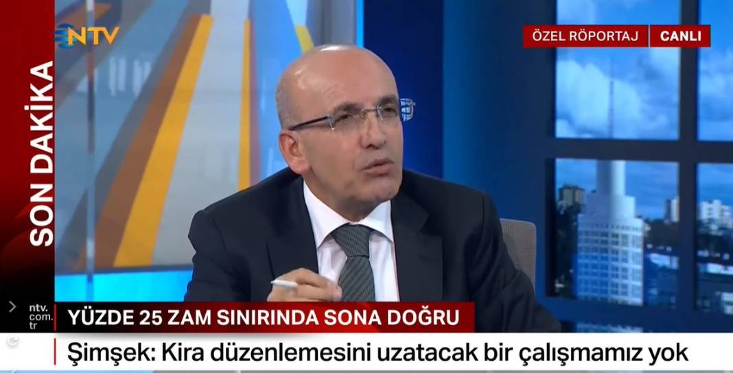 Bakan Şimşek’ten kirada zam sınırı açıklaması 1