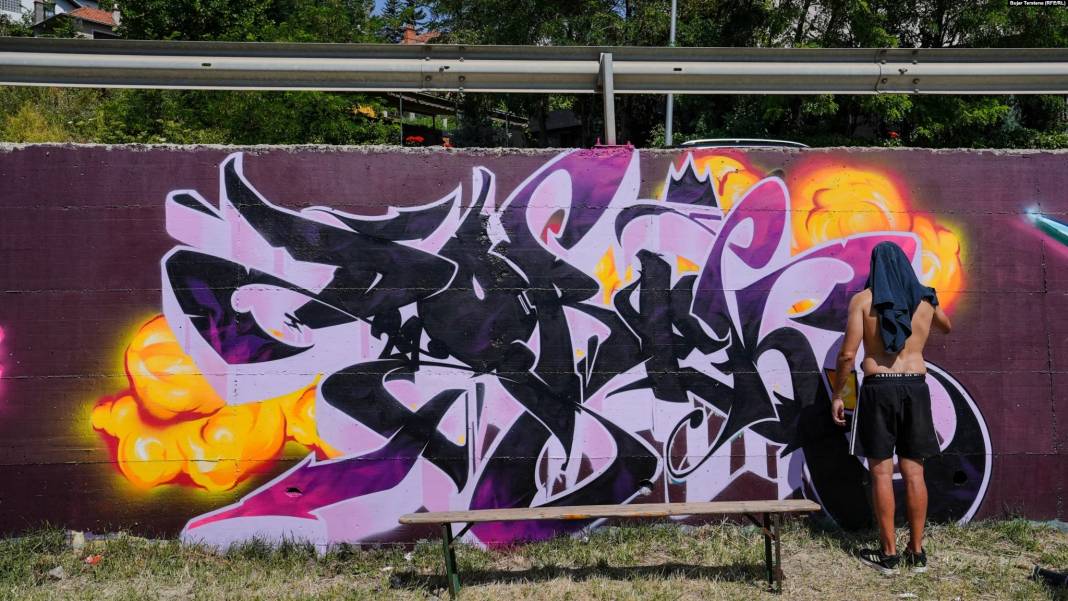Grafiti festivali ziyaretçileri mest etti 1