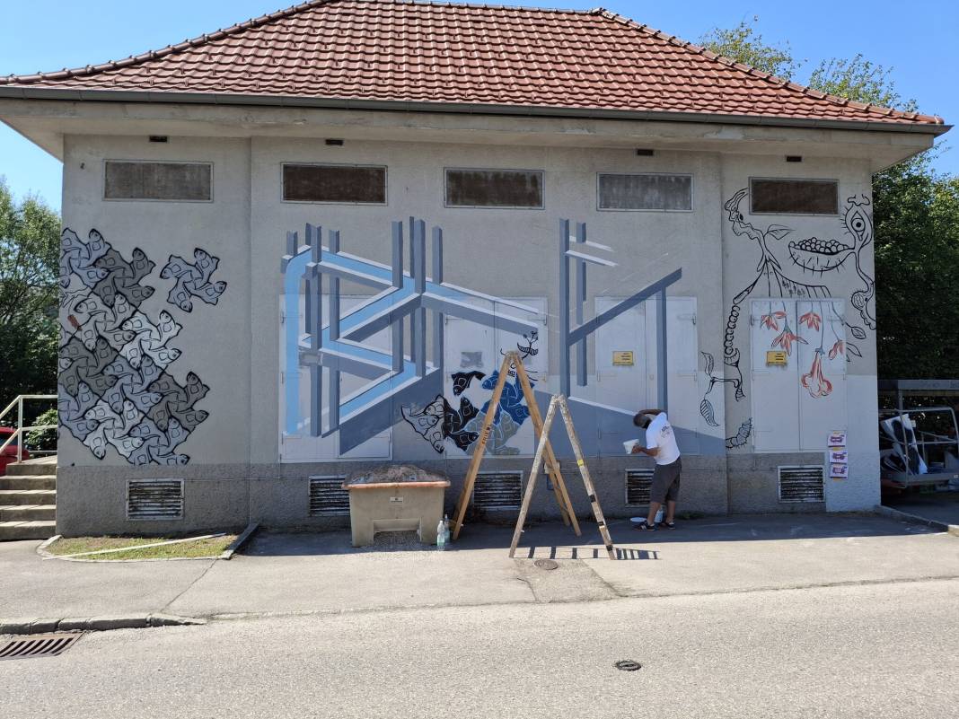 Amstetten Urban Art Festival ziyaretçileri mest etti 11