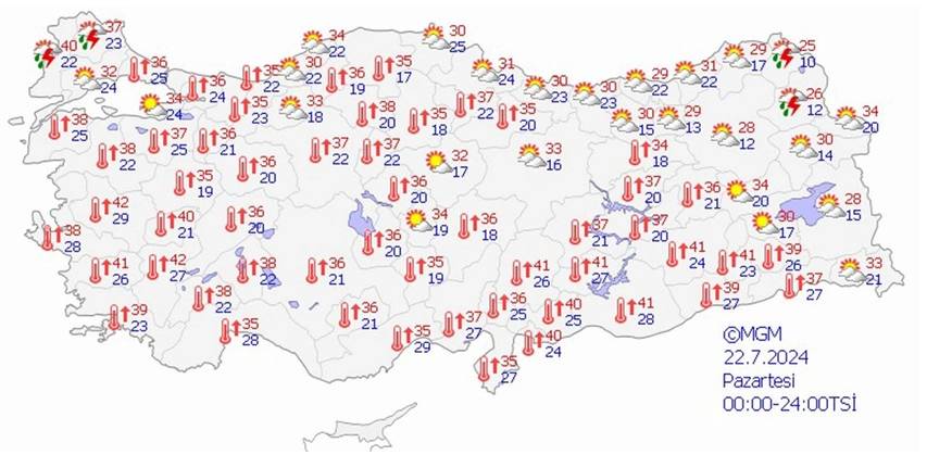 Ülkenin bir tarafı sağanakla diğer tarafı nemle boğuşacak. Yeni haftanın hava durumu raporu açıklandı 10