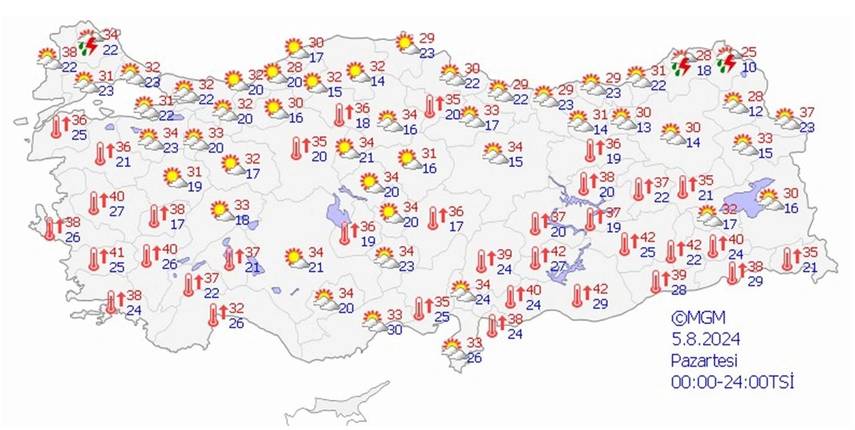 Bakmadan hafta sonu planı yapmayın. Meteoroloji 10 ili uyardı 9