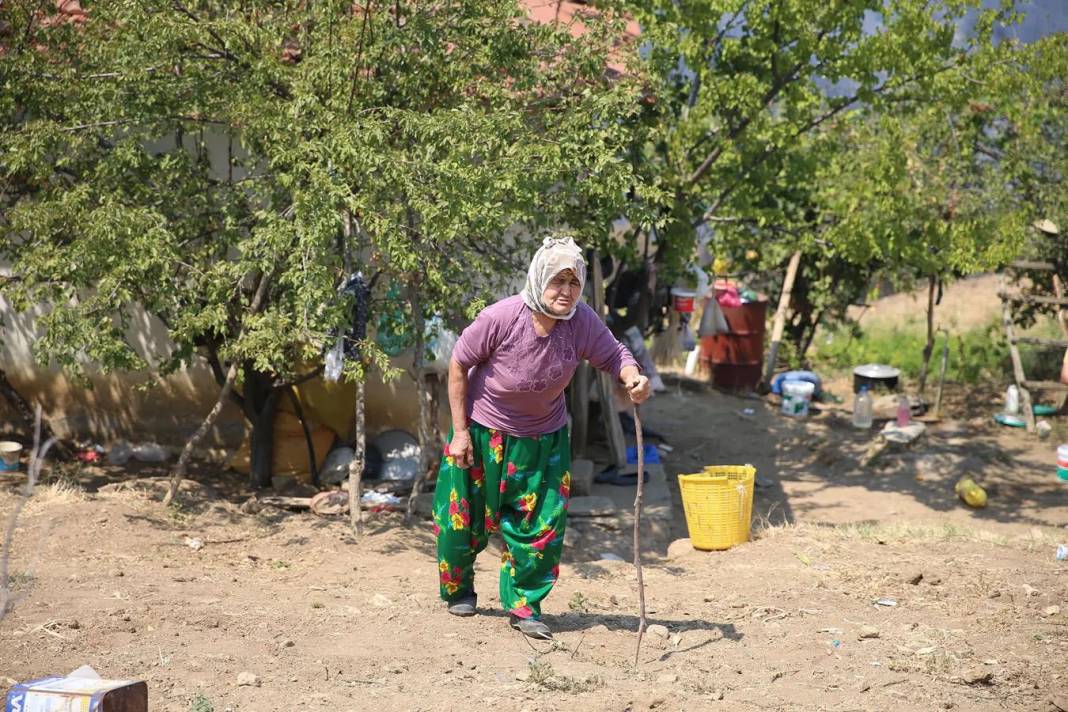 70 yaşındaki kadın yangının ortasındaki evini böyle kurtardı. Her yer cayır cayır yanarken bahçesine kıvılcım bile düşmedi 7