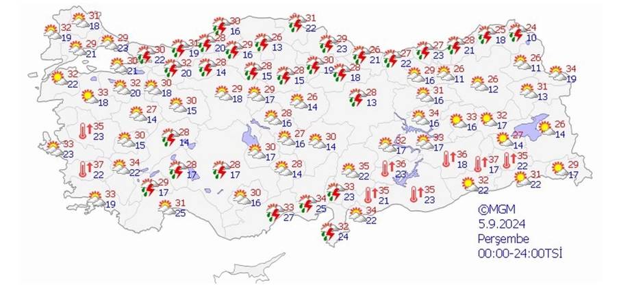 Sel geliyor. Meteoroloji bu kez 8 ili uyardı 9