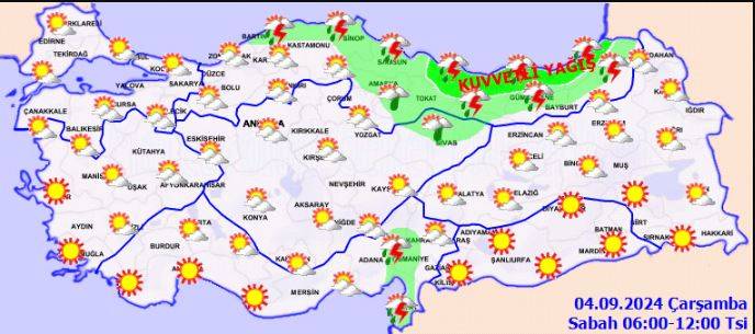 Doğu Karadeniz'de ‘sağanak’ alarmı: 4 il için sarı kodlu uyarı 28