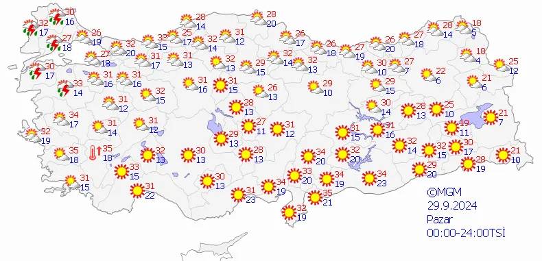 Meteoroloji saat vererek uyardı! Bu illere çok kuvvetli sağanak geliyor (29 Eylül hava durumu) 12