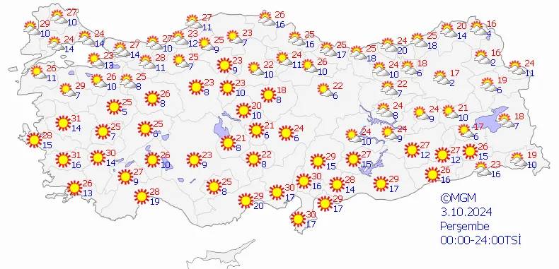 Meteoroloji saat vererek uyardı! Bu illere çok kuvvetli sağanak geliyor (29 Eylül hava durumu) 16