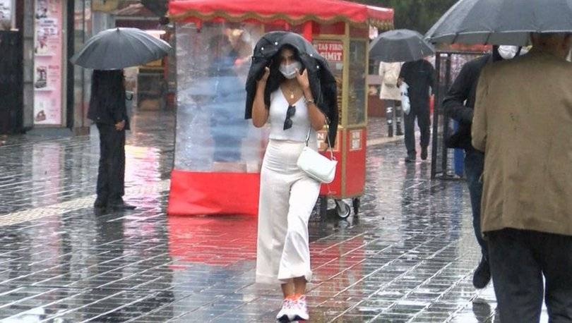 Meteorolojiden 7 il için sarı ve turuncu kodlu alarm. Sağanak esir alacak 15