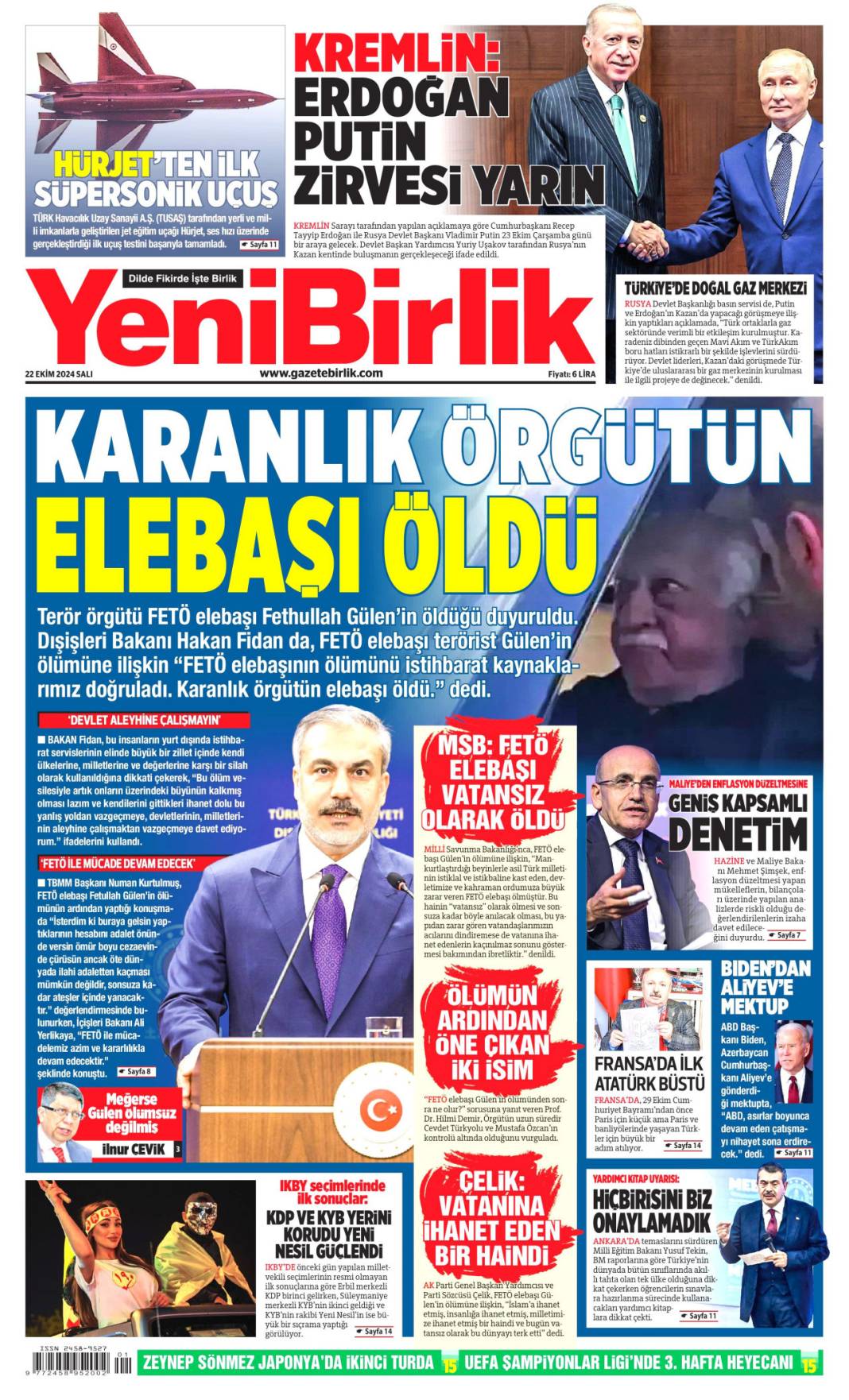 Teröristbaşı Gülen öldü! Gazete manşetleri haber nasıl gördü? (22 Ekim 2024) 16