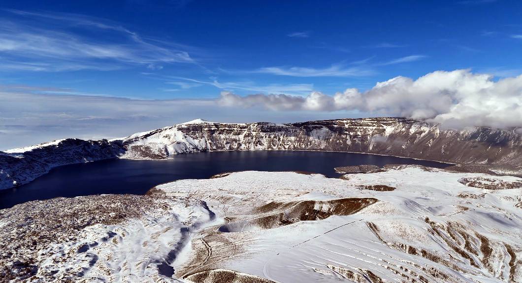 Nemrut’ta kışın eşsiz güzelliği: Dünyanın 2’nci Türkiye'nin ise en büyük krater gölü 10