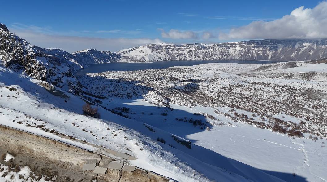 Nemrut’ta kışın eşsiz güzelliği: Dünyanın 2’nci Türkiye'nin ise en büyük krater gölü 9