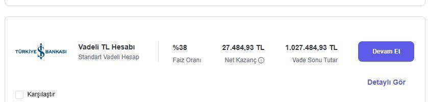 1 milyon TL'nin faiz getirisi çakıldı. Bir banka direniyor 11