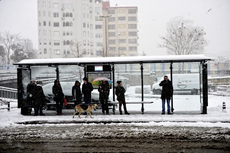 Kar İstanbul'u olumsuz etkiledi 11