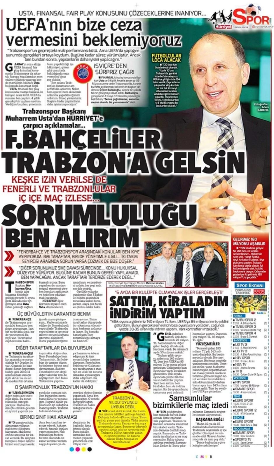 Günün Spor Manşetleri - 07.04. 2016 6